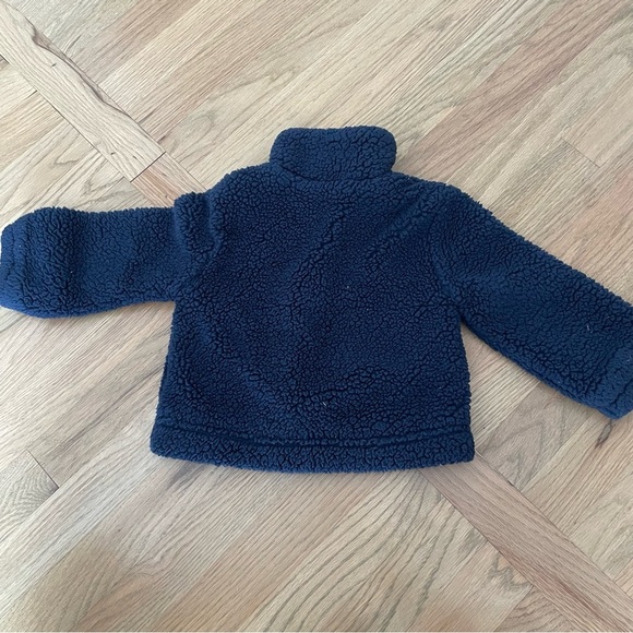 Crewcuts Navy Quarter Zip Fleece Jacket - Picture 3 of 3